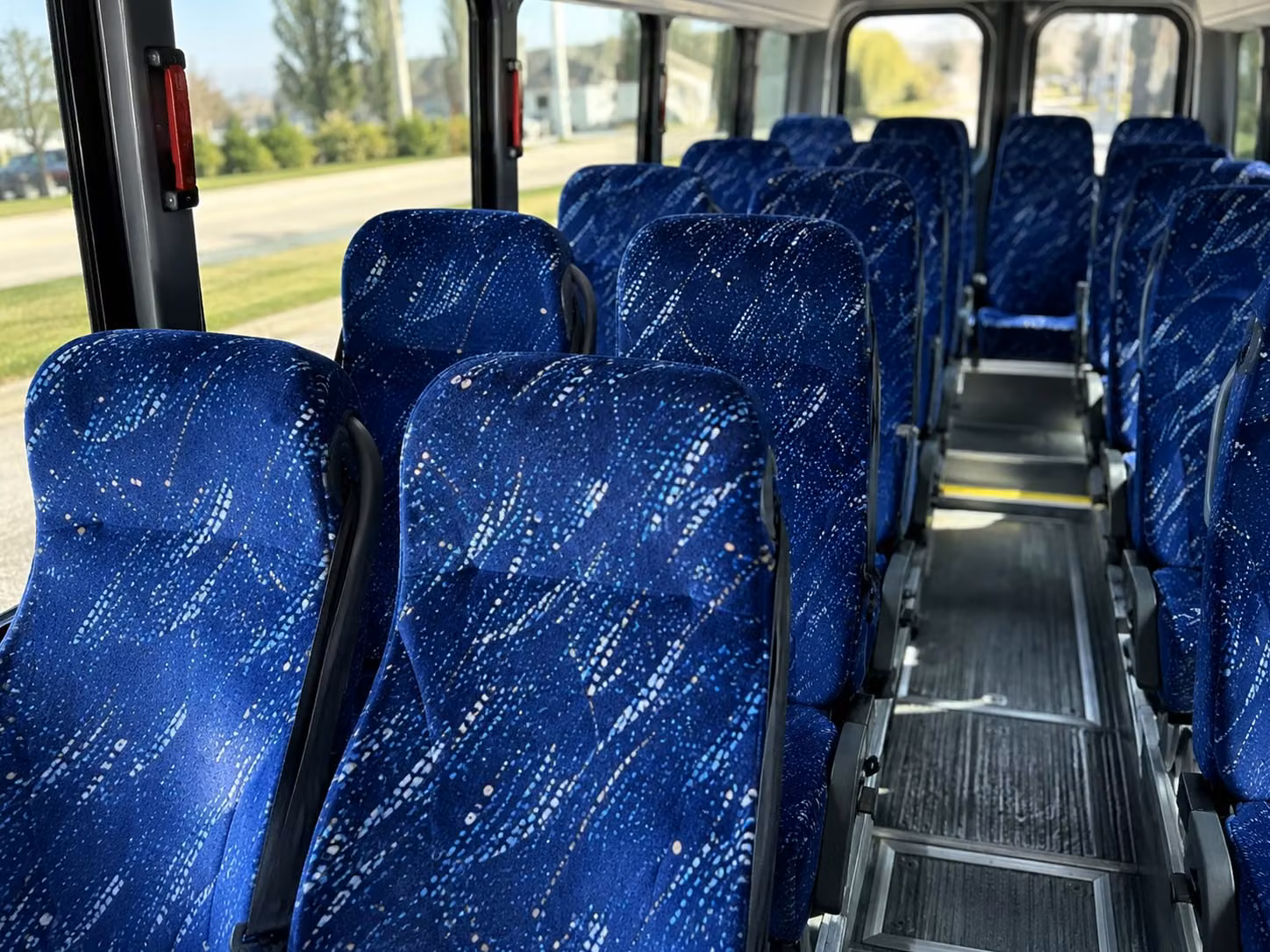 18 passenger minibus interior