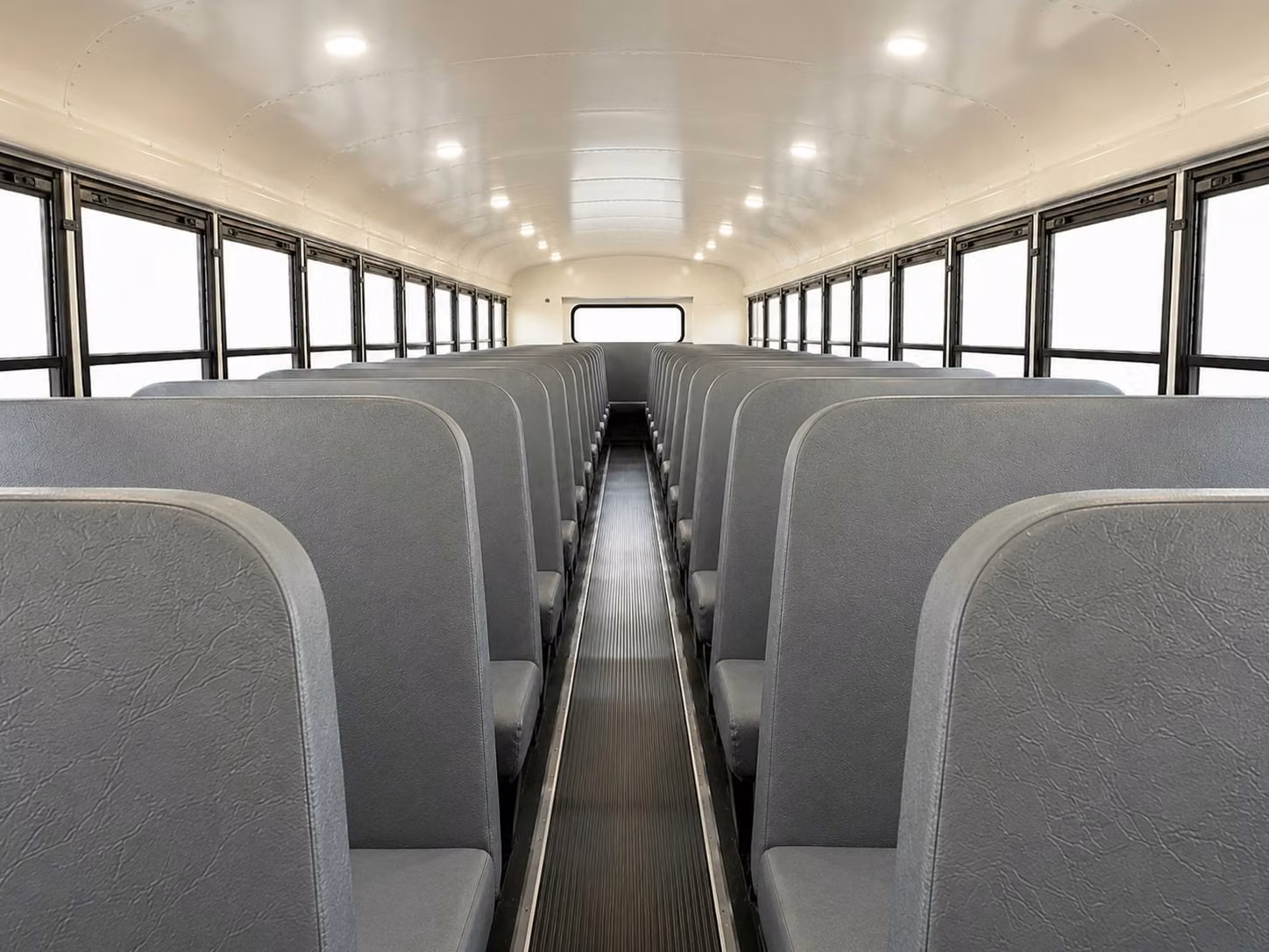 school bus inside