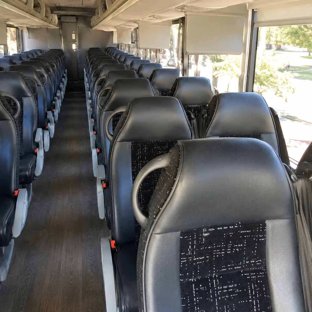 simi valley charter bus interior